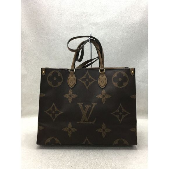 Louis Vuitton Tote Bag On The Go Monogram Giant Brown GM Shoulder Bag - Picture 4 of 6